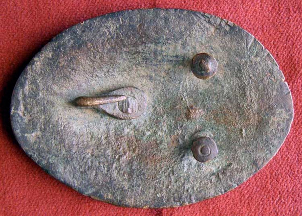 BEING RESEARCHED 19th C. (or Earlier) Bronze Chinese Fire Brigade? Belt Buckle NOT FOR SALE til IDed