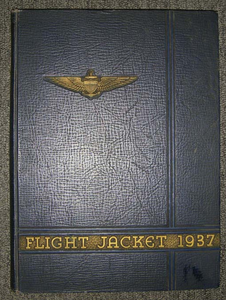 Rare US Naval Air Station (USNAS) Pensacola Cadet Yearbook "Flight Jacket 1937"