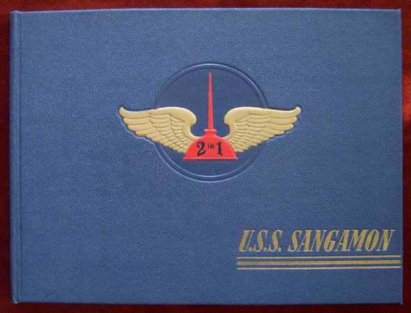 1945 History of USS Sangamon CVE-26, Converted Esso Tanker that Served in Pacific Theatre