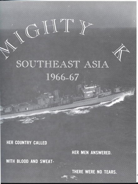 1966-1967 USN USS Keppler DD-675 Cruise Book "Ready: Where the Action Is"