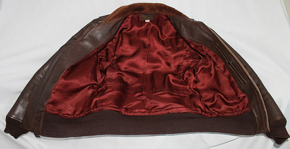 Nice ca 1990s made WWII USN Type M-422A Flight Jacket by EASTMAN