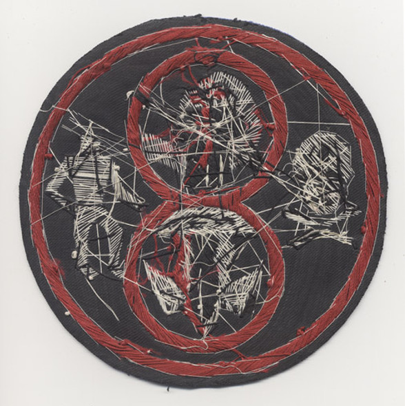 1954-1955 Fabulous Bullion Patch for US Navy CVG-8 USS Lake Champlain