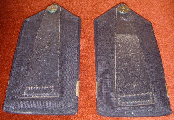 Interesting Pair of WWI Era USN Ensign Shoulder Boards with Tailor-Applied Star