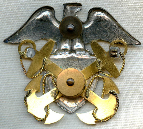 1930s US Navy Officer Cap Badge