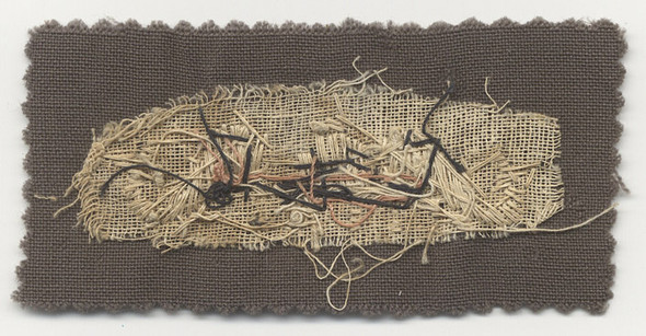 Rare WWII US Navy Submarine Chief Petty Officer Dolphin in Bullion on Grey Gabardine Wool