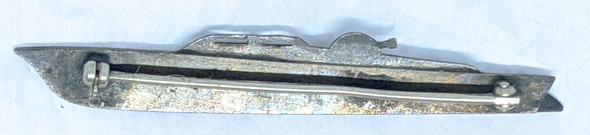 Fabulous Art Deco Design PT Boat Badge Jeweler Made in Sterling Possibly Unique