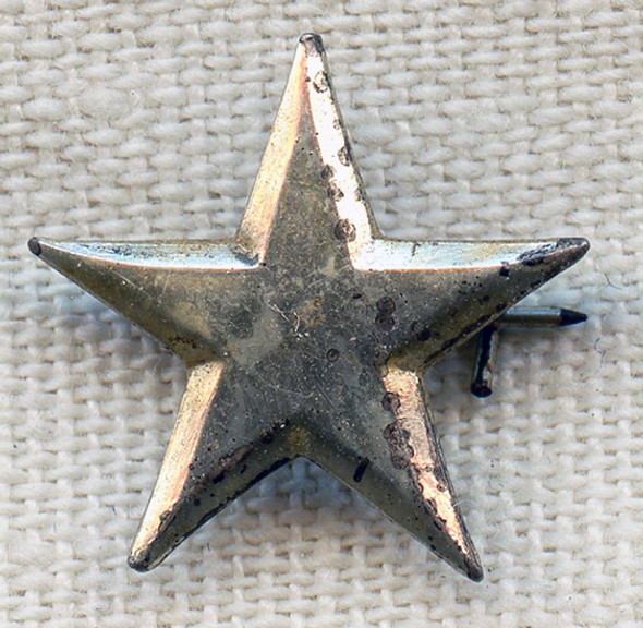 WWII Sterling USN Admiral Star in Shirt Size
