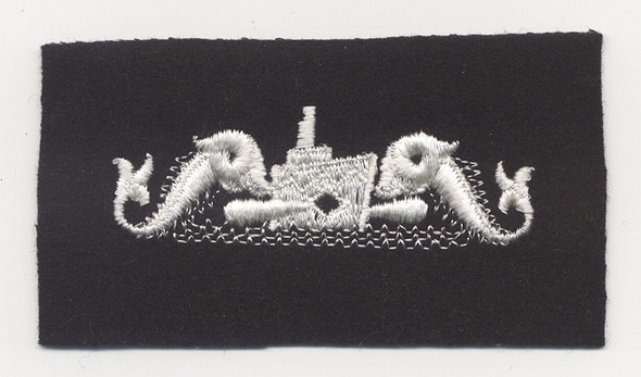 WWII US Navy Enlisted Man Embroidered Submarine Dolphin for USS Crevalle SS-291
