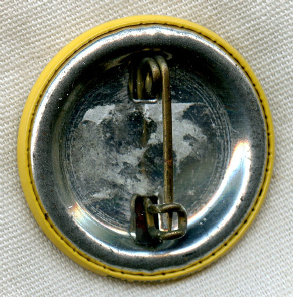 Early WWII Lost Boat USS Grayling SS-209 Celluloid Launch Button / Badge