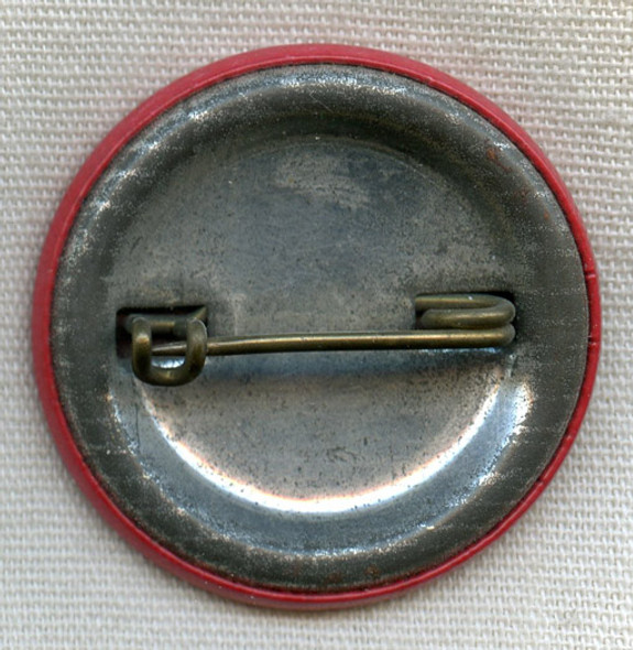 Scarce Early 1942 Lost Boat USS Herring SS-233 Celluloid Launch Button / Badge