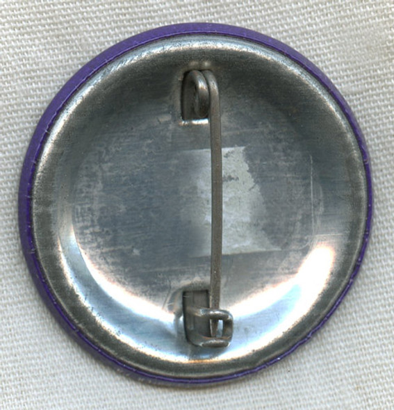 WWII Lost Boat USS Cisco SS-290 Celluloid Launch Badge Pin Portsmouth Navy Yard