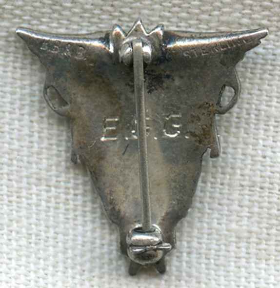 1950 US Naval Academy (Annapolis) USNA Class Pin in Sterling by BBB with Initials EGG