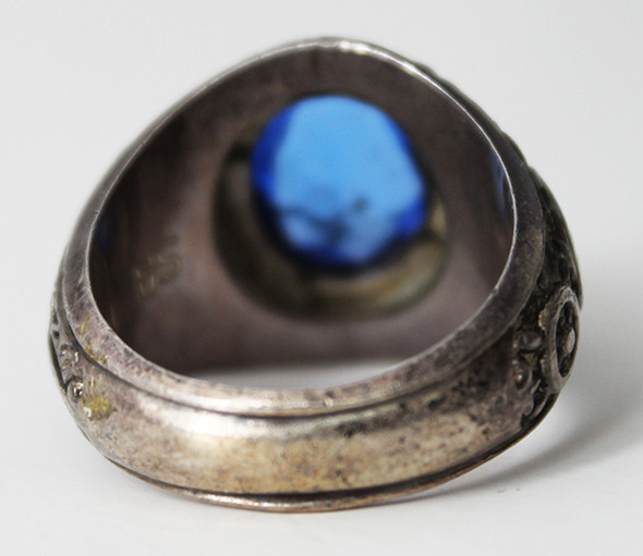 Sterling 1940 Pensacola Naval Air Station (NAS) Pilot Ring by Balfour with Serial Number