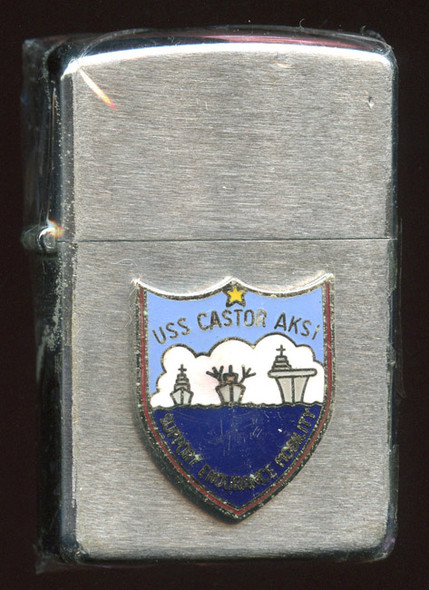 Mint, Unfired Mid-1950s USN Ship Lighter for USS Castor AKS-1 by Prince