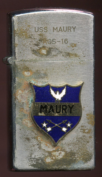 Early 1960s USN USS Maury AGS-16 Ship Lighter by Vulcan Japan