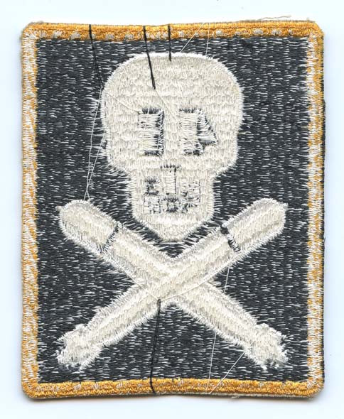 Rare WWII USN PT Squadron 41 MTB RON 41 Skull & Torpedo Jolly Roger Jacket Patch