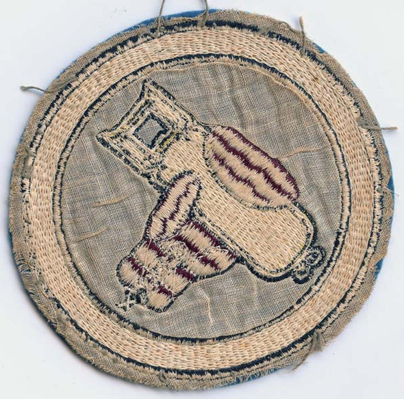 Rare USN WWII VB-89 (Bombing) Squadron Patch Served on USS Antietam (Removed from Jacket)