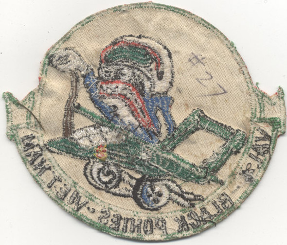 Vietnamese-Made US Navy 4th Light Attack Squadron 4 Patch by "Big Daddy" Ed Roth