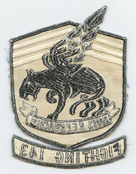 Late 1960s Japanese-Made USN Strike Fighter Squadron 143 (VFA-143) Patch