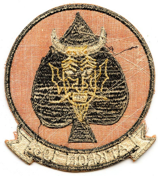 Great Mid-1960s USN VA-196 Large Japanese-Made Jacket Patch