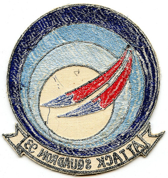 Gorgeous, Minty Ca. 1970 USN VA-93 Japanese-Made Jacket Patch as worn During Operation Linebacker