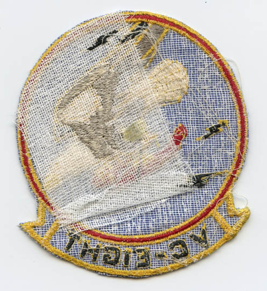 Circa 1970s USN Composite Squadron 8 (VC-8) aka "Redtails" Patch