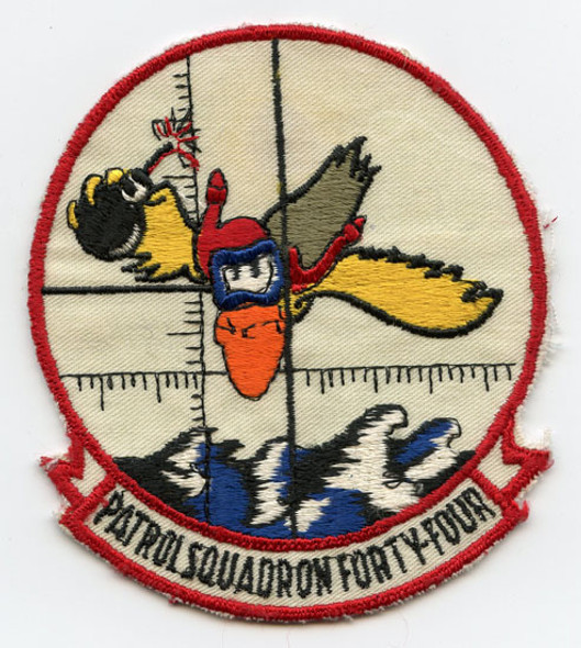 Circa 1970s USN Patrol Squadron 44 (VP-44) aka 'Golden Pelicans' Patch