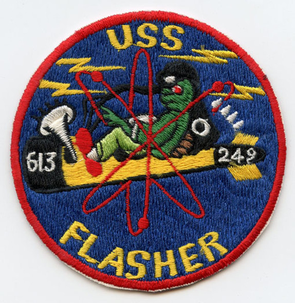 Minty USS Flasher SS-249 SSN-613 Ace Novelty Patch