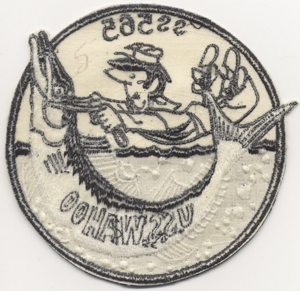 Circa 1973 Japanese-Made Submarine Patch for US Navy USS Wahoo SS-565