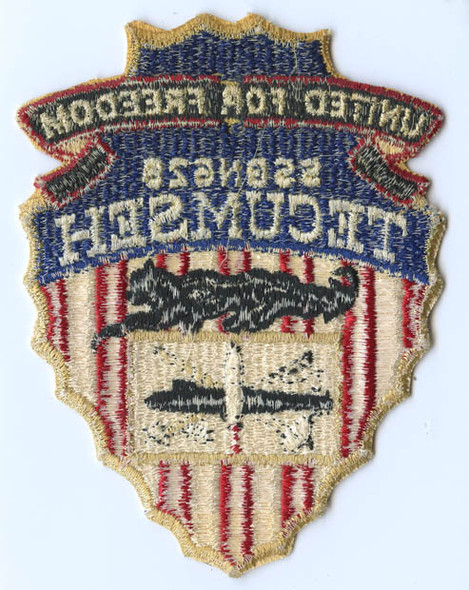 Variant 1980s Submarine Patch for USS Tecumseh SSBN-628