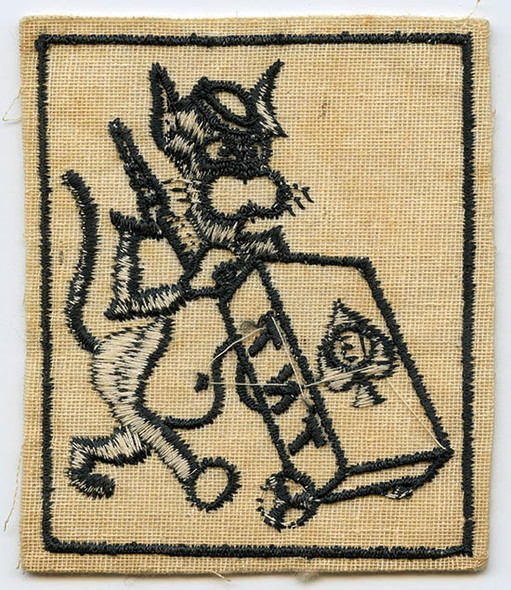 Cool WWII USN 13th NCB Naval Construction BN Seabees Unofficial Jacket Patch