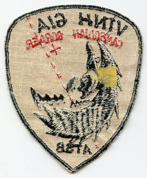 Scarce ca 1967 USN PBR Advanced Tactical Support Base Vinh Gia Saigon-Made Pocket Patch