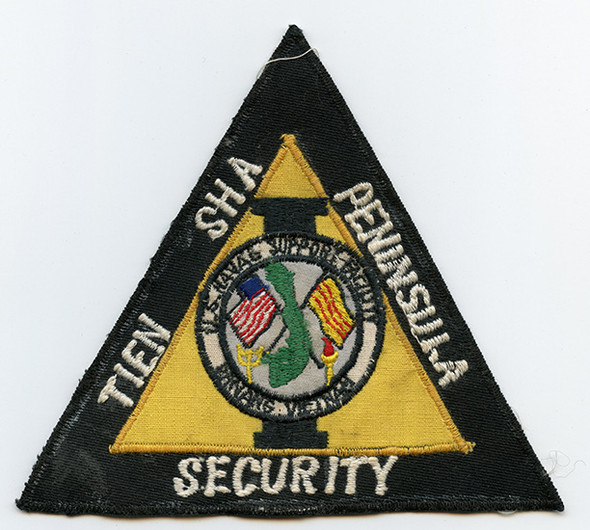 Ca. 1968 USN Support Facility Danang, Large, Tien Sha Peninsula Security Saigon-Made Patch