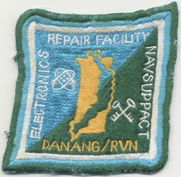 Rare Japanese-Made US Navy Jacket Patch for the Electrical Repair Facility in Da Nang
