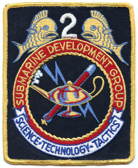 Large Early 1970s Jacket Patch for USN Submarine Development Group