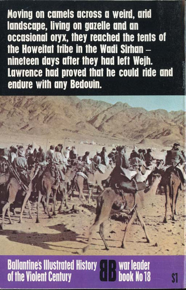 1973 "Lawrence" War Leader Book No. 18 Ballantine's Illustrated History of the Violent Century