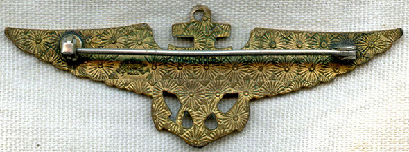 Beautiful, Salty 1930's USN Pilot Wing in Rolled Gold by AMCRAFT