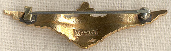 1930s US Navy Pilot's Cap Wing - Pancraft by Robbins
