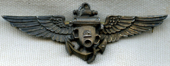 Ext. Rare Ca. 1944-45 USN Aerial Photographer Wing (Unofficial) by Charles Fischer