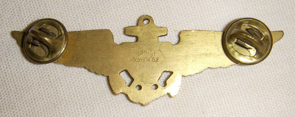 Scarce 1946-1947 USN Pilot Wing by Amico Gold-Filled