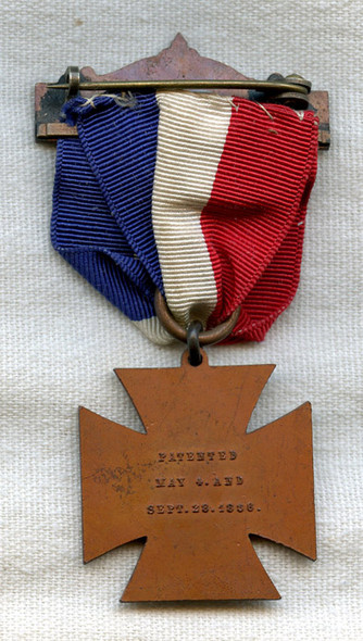 Early Grand Army of the Republic (GAR) Auxiliary Woman's Relief Corps Member Badge / Medal
