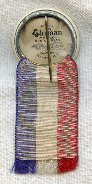Memorial Day 1909 Grand Army of the Republic (GAR) Celluloid Ribbon