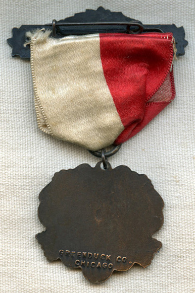 Rare 1920 Delegate Badge from Sons of Confederate Veterans (SCV) Reunion at Houston, Texas