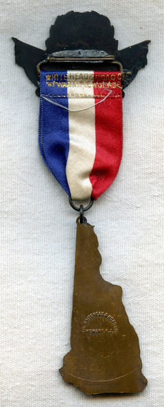 1913 50th Anniversary of Gettysburg New Hampshire Delegate Badge