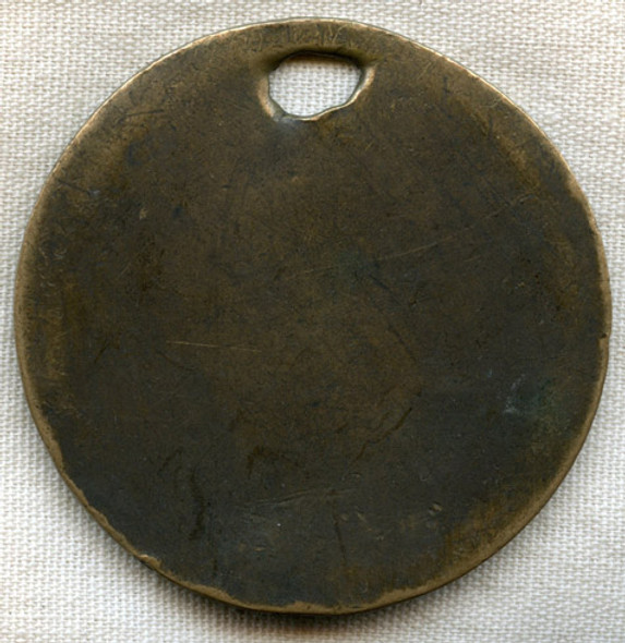 Late 1800s Room Key Fob for Room 81, Hotel Greif, Wels, Austria