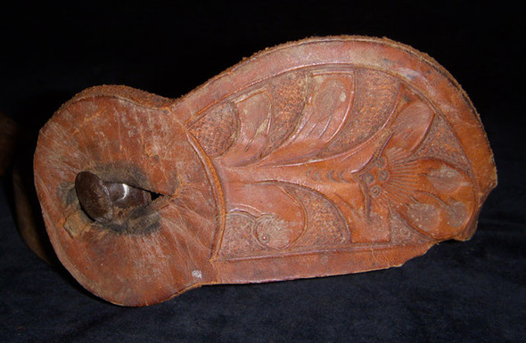 Pair of Crockett Spurs with Colorado Saddlery Leathers Found in Winslow, Arizona