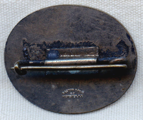 WWI-Early 1920s Curtiss Aeroplane & Motor Co. Worker Badge No. 6935 by Bastian Bros.