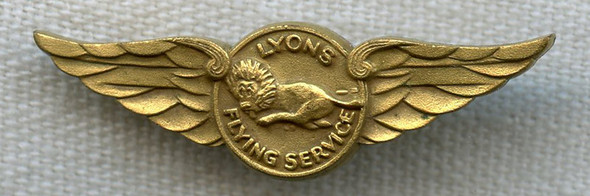 Late 1940s Lyons Flying Service Wing