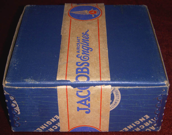 Great 1943 Dated Jacobs Aircraft Engines Parts Box