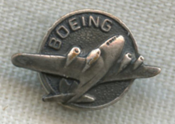 Rare 1930s Boeing 307 Stratoliner Factory Lapel Pin